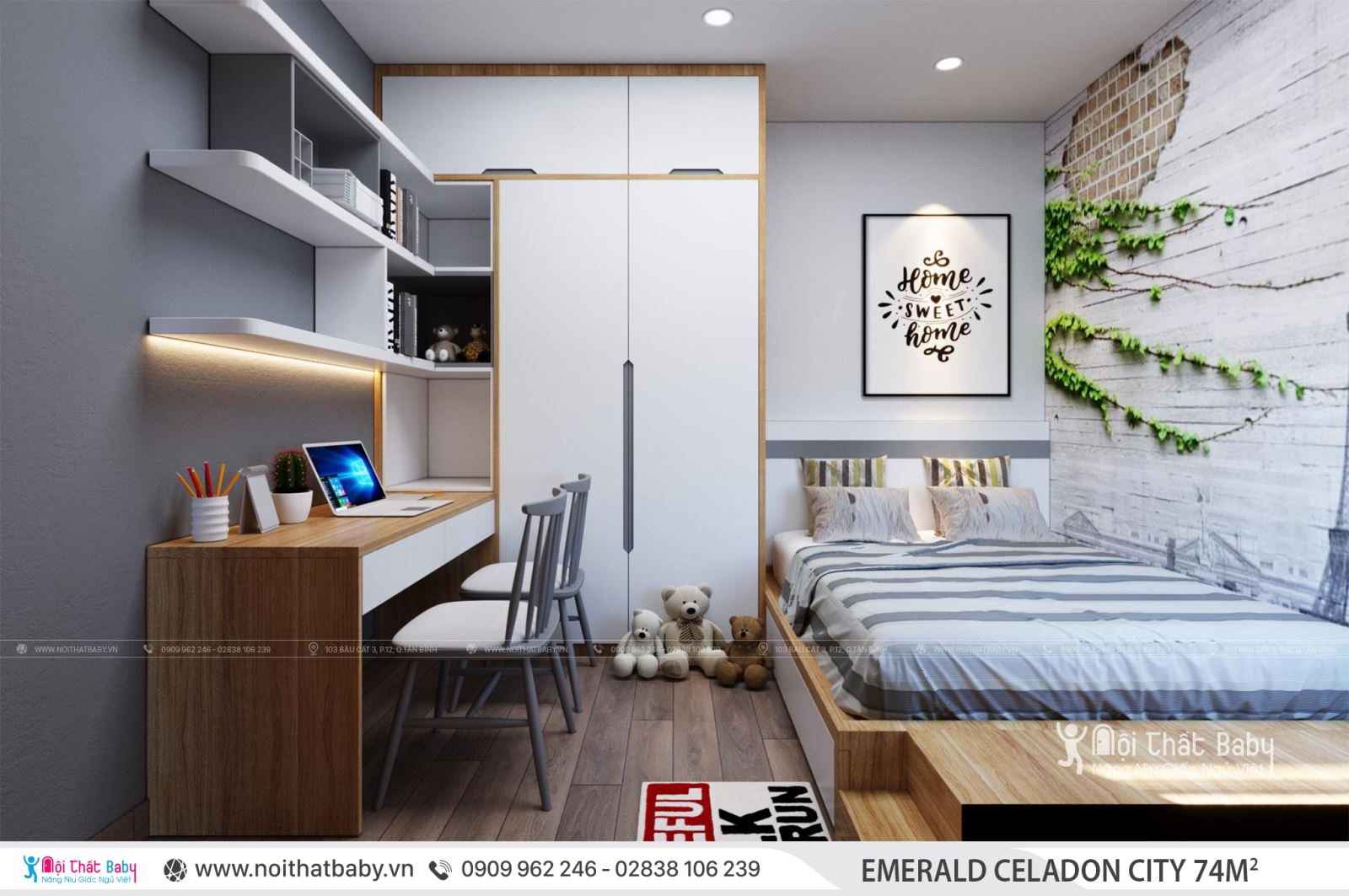 Tổng hợp các mẫu thiết kế nội thất Chung cư Emerald Celadon City